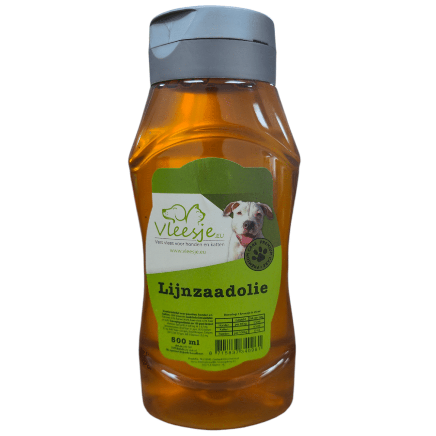 Lijnzaadolie fles 500 ML