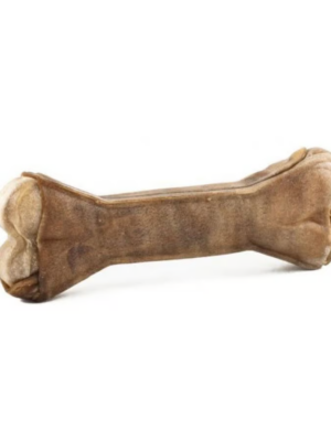 Hertenhuid kauwbeen 17 cm