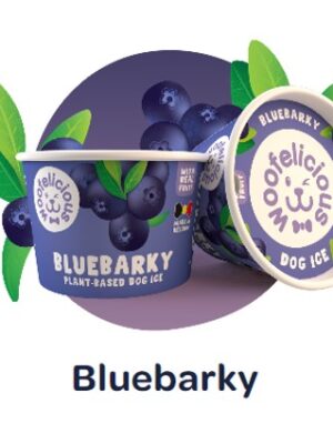 Woofelicious Bluebarky Blauwe bes