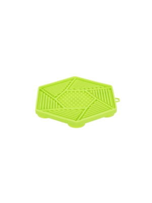 b31f65a919b319ea58d604b46aa3048b Trixie lik mat (slowfeeder) met zuignappen siliconen groen 17 cm