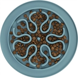 ddd47e6785a1695061d4df98265e6cde Trixie voermat slowfeeder blauw 24 cm