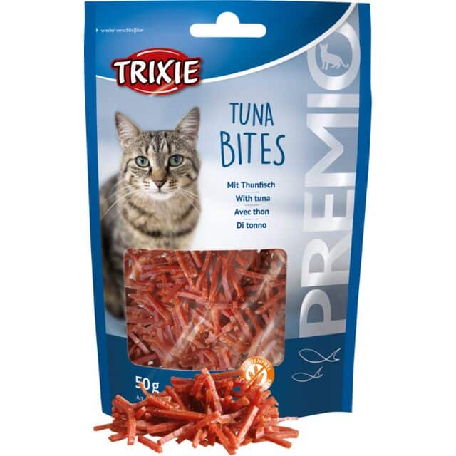 Tuna bites Trixie