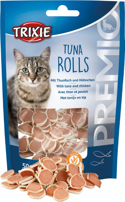 Tuna rolls Trixie kat
