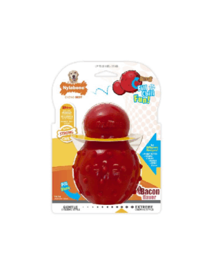 944a033732c04357c6e91b1d677c3abb Nylabone sterke rubberen cone baconsmaak