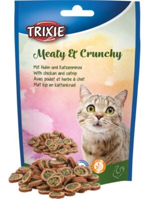 cb85e8cc5ec00bafa775cf6e9d974f31 Meaty & Crunchy kip en catnip kat