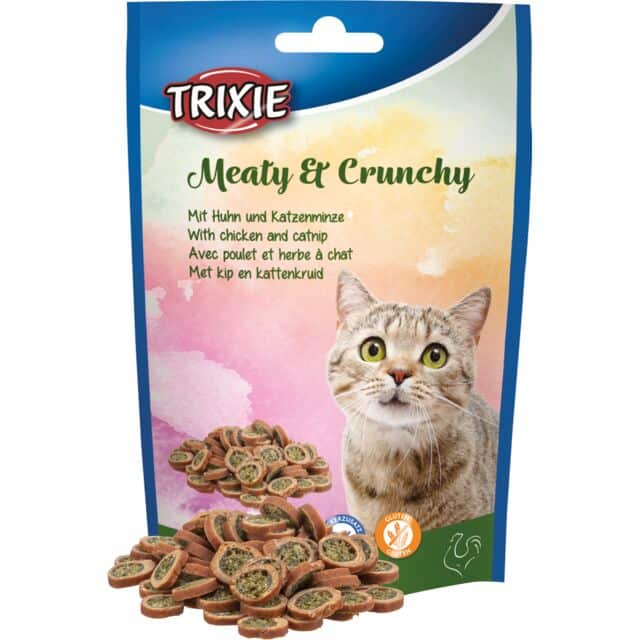 Meaty & Crunchy kip en catnip
