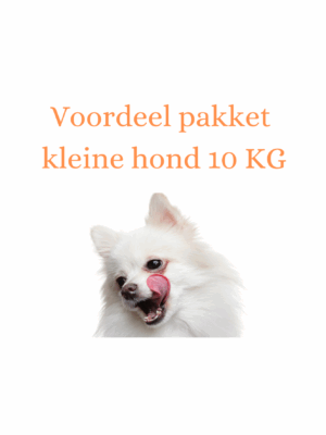 Voordeel pakket kleine hond zonder kip en rund 10 KG