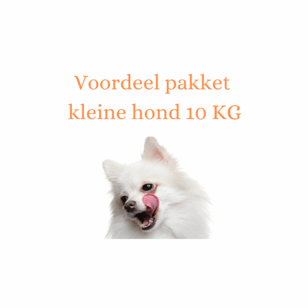 Voordeel pakket kleine hond zonder kip en rund 10 KG