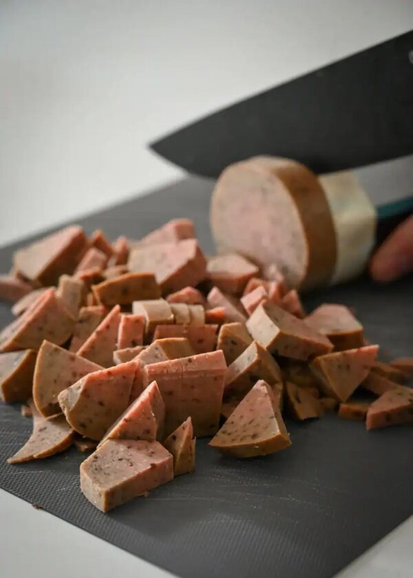 Herbafix gestoomde worst Kalkoen rol 200 gram