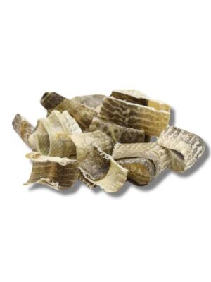 5b155cf3f46087c071e4aa6869ca8d1d Kabeljauwhuid stukjes zak 100 gram