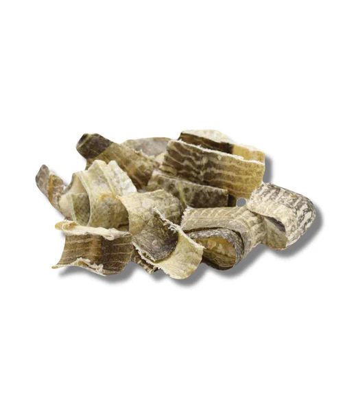 Kabeljauwhuid stukjes zak 100 gram