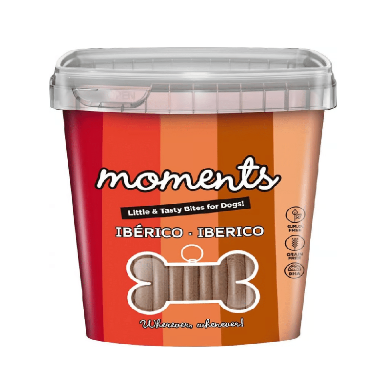 Moments Iberico (varken) kauwsticks hond pot 600 gram