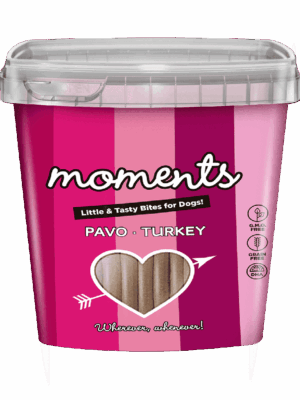 77c386f1ca62b230e353d1a8bf2c94a2 Moments Turkey (Kalkoen) kauwsticks hond doos 600 gram