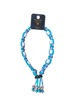 Anti-vlooien en tekenband lichtgroen/roze (meerdere maten)