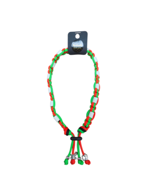 Anti-vlooien en tekenband lichtgroen/oranje (meerdere maten)