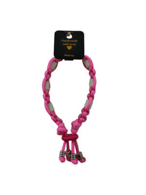 Anti-vlooien en tekenband roze (meerdere maten)