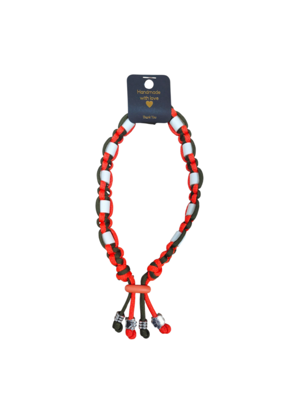 38eb69978a1e4698a52a7051ab21230c Anti-vlooien en tekenband legergroen/oranje 40 cm