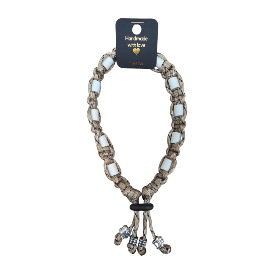 Anti-vlooien en tekenband licht beige (meerdere maten)