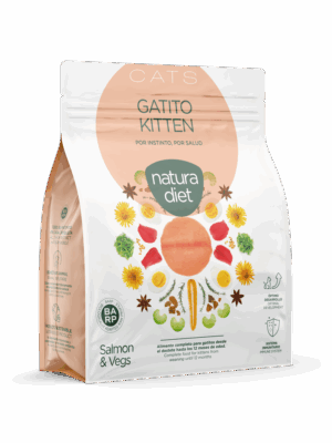 Natura Diet kitten zak 400 gram Zalm
