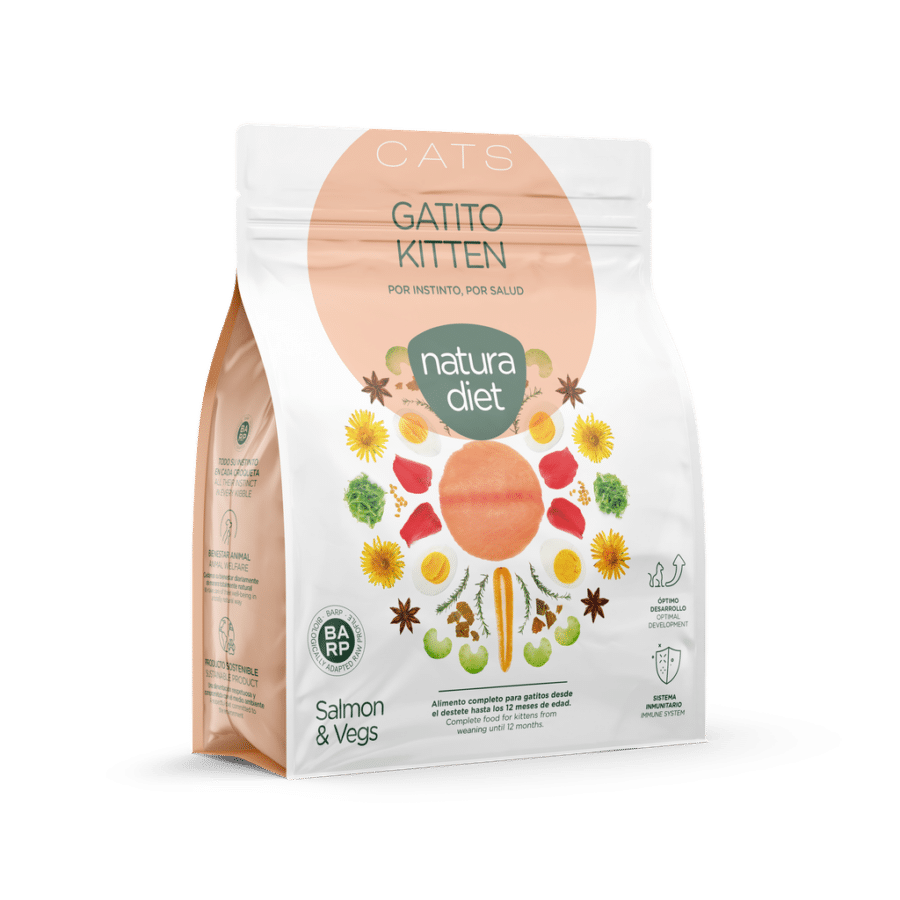 Natura Diet kitten zak 400 gram Zalm