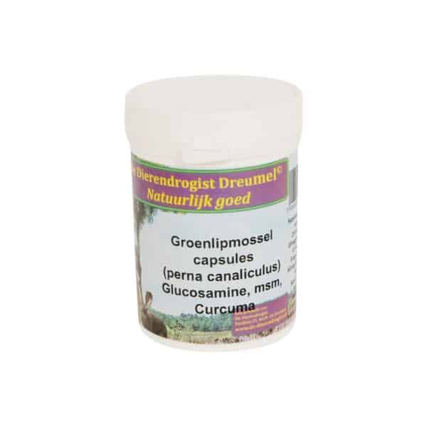 Groenlipmossel net Glucosamine/MSM/Carcuma pot 50 stuks