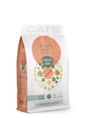 Natura Diet volwassen kat zak 1,5 kilo Zalm