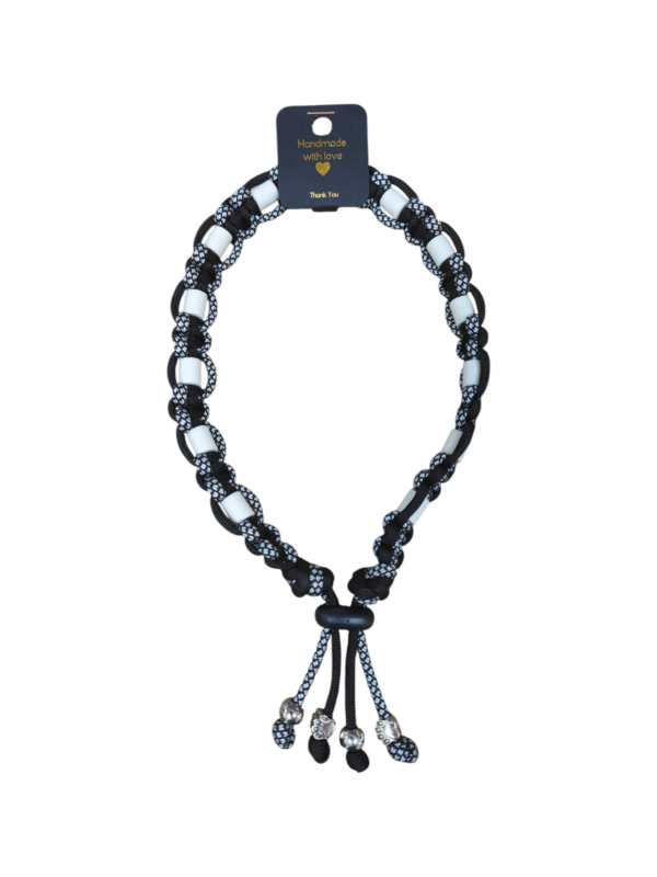 b7c3c65de069a20ebb7d80010823bbaf Anti-vlooien en tekenband zwart/wit (meerdere maten)