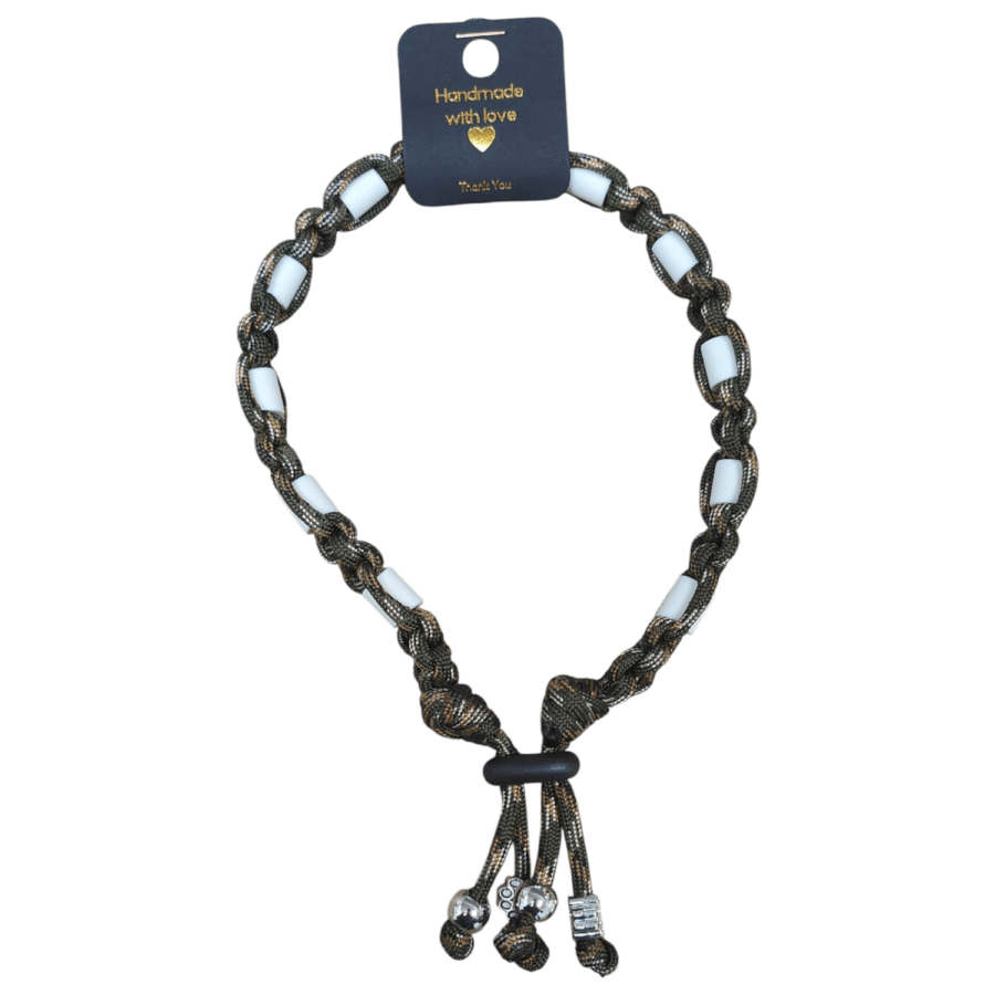 Anti-vlooien en tekenband legergroen (meerdere maten)