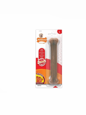 0b283e4cfb1eb50ee50a5a22df0b2505 Nylabone bacon smaak tot 23 kilo