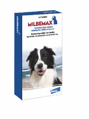 MILBEMAX TABLET ONTWORMING HOND 10-50 KG 2 TBL