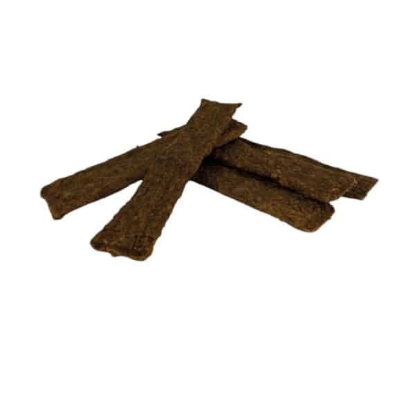 911552661fb1c2768d05f16f71c092ea Vleesje vleesstrips Konijn zak 100 gram