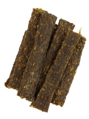 e2106402571ee74c39bcc1d5546c71ee Vleesje vleesstrips Konijn zak 100 gram