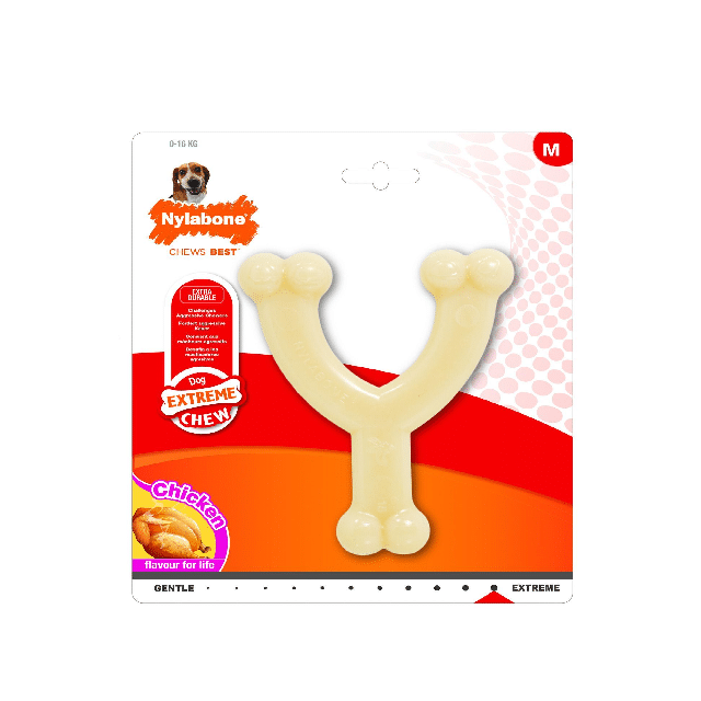 Nylabone Durachew Wishbone Kip tot 16 Kilo