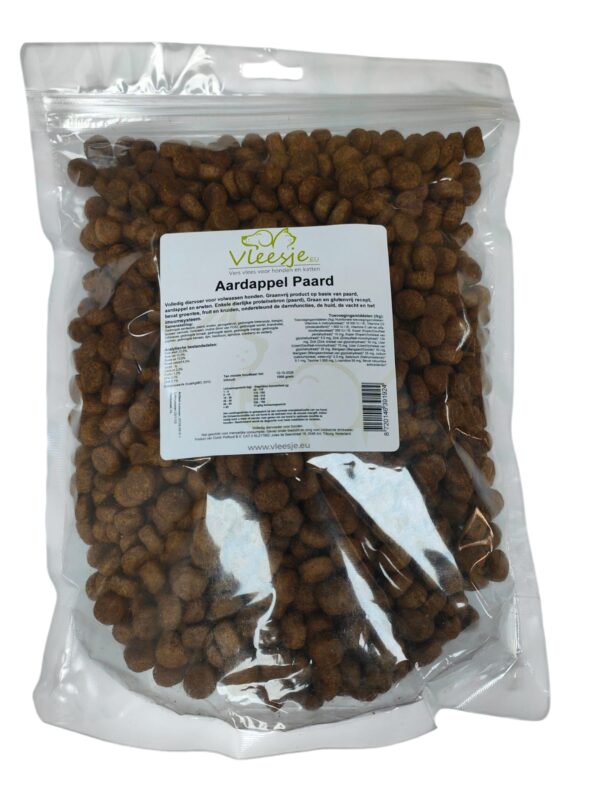 Vleesje krokante brok Aardappel Paard  1 of 12 Kilo