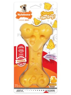 8f76a0c95113196724cf40833ac78ed2 Nylabone Durachew Cheese Bone Geel tot 23 kilo