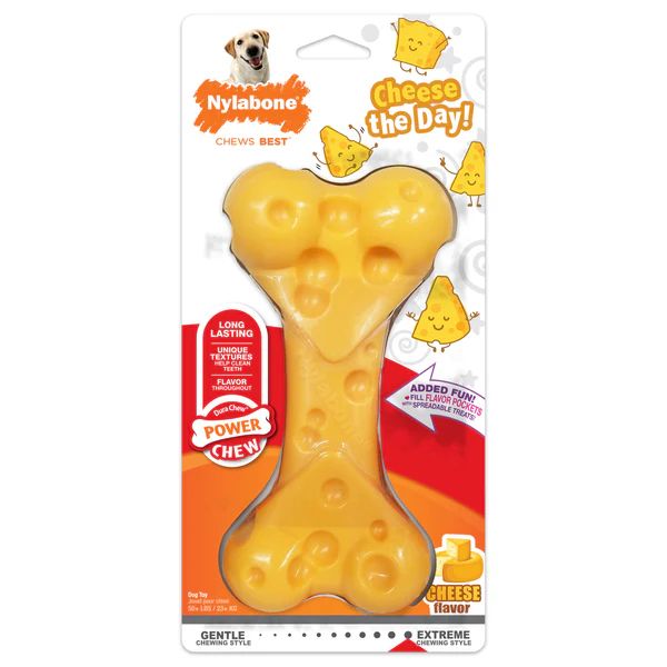 8f76a0c95113196724cf40833ac78ed2 Nylabone Durachew Cheese Bone Geel tot 23 kilo