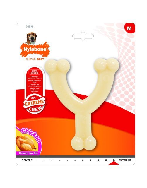 d3e06ae100c961fa1ece4cb041ca7b28 Nylabone Dura Chew wishbone maat M