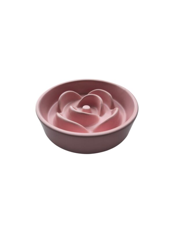 47885edd07be1b6d2774965f4a8ff5b5 Keramische slowfeeder bloem Roze (kat/hond tot 20 kilo)