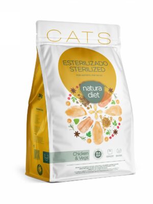 Natura Diet Cat sterilized kat zak van 3 kilo Kip