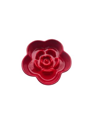Keramische slowfeeder bloem Rood (hond tot 30 kilo)