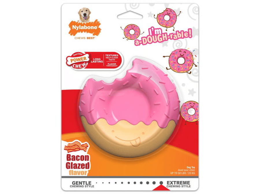 Nylabone Donut Large Bacon