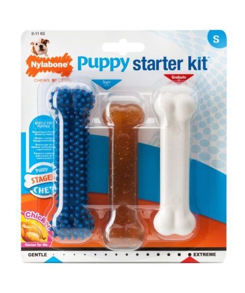 Nylabone Puppy Starter Kit S 0-11 kg
