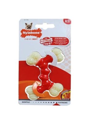 b6434005407979570ba52ab6a2d5f40c Nylabone Double Bone XS 0-7 kg