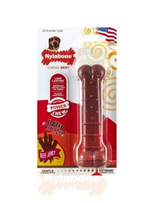 e3d27bc2ba1ed51b48d80c1fe43b12bb Nylabone Wolf Beef jerkey tot 16 kg
