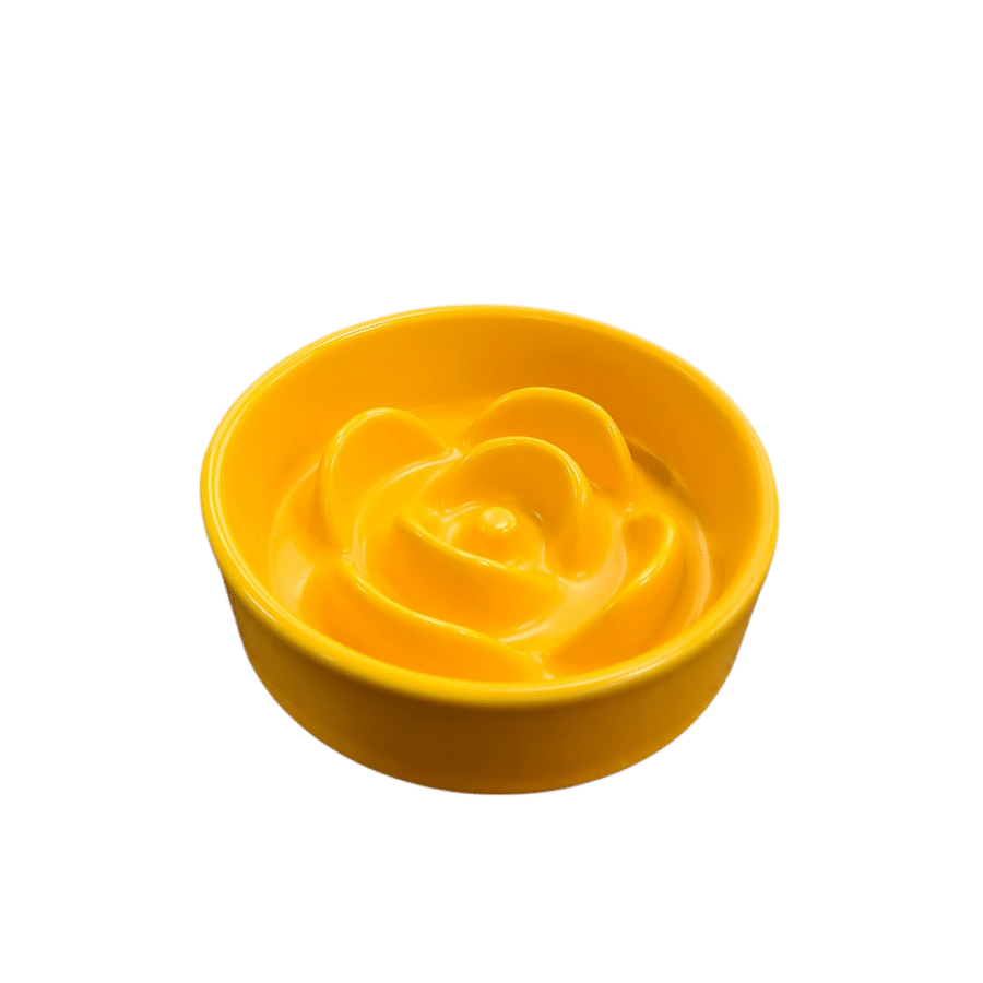 Keramische slowfeeder Geel