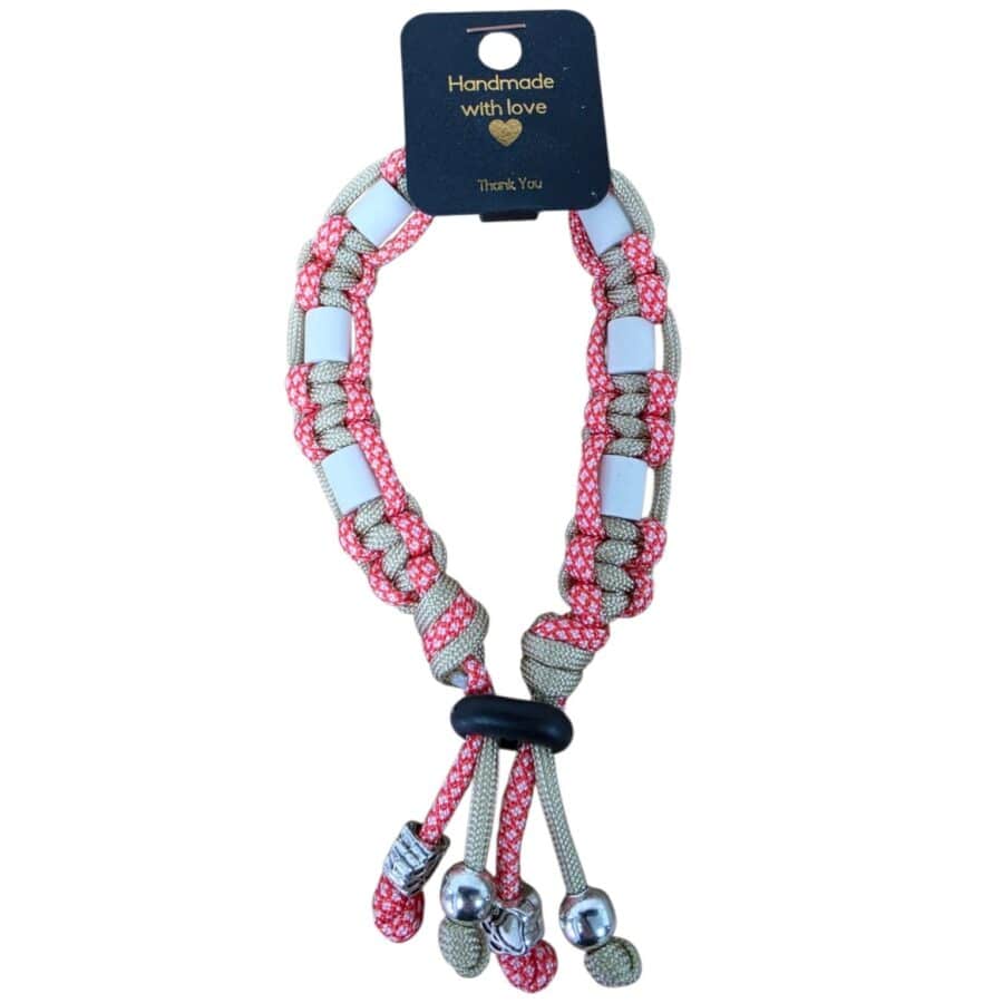 2a22f023ce054419b656b62f7a9fc03d Anti-vlooien en tekenband lichtbruin/roze (meerdere maten)