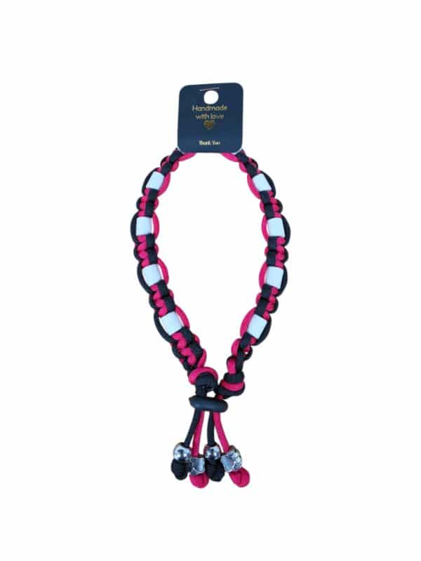 b06bba3feeb5bd366a7a5fd7abc9dbdc Anti-vlooien en tekenband rood/zwart (meerdere maten)