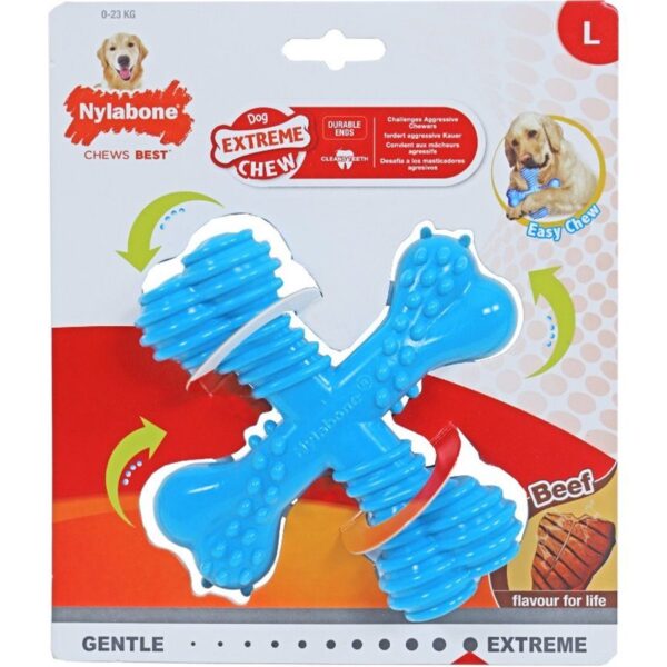 05c75d171111adeadfc8ad8703fdd7ca Nylabone Extreme Chew X-bone maat L