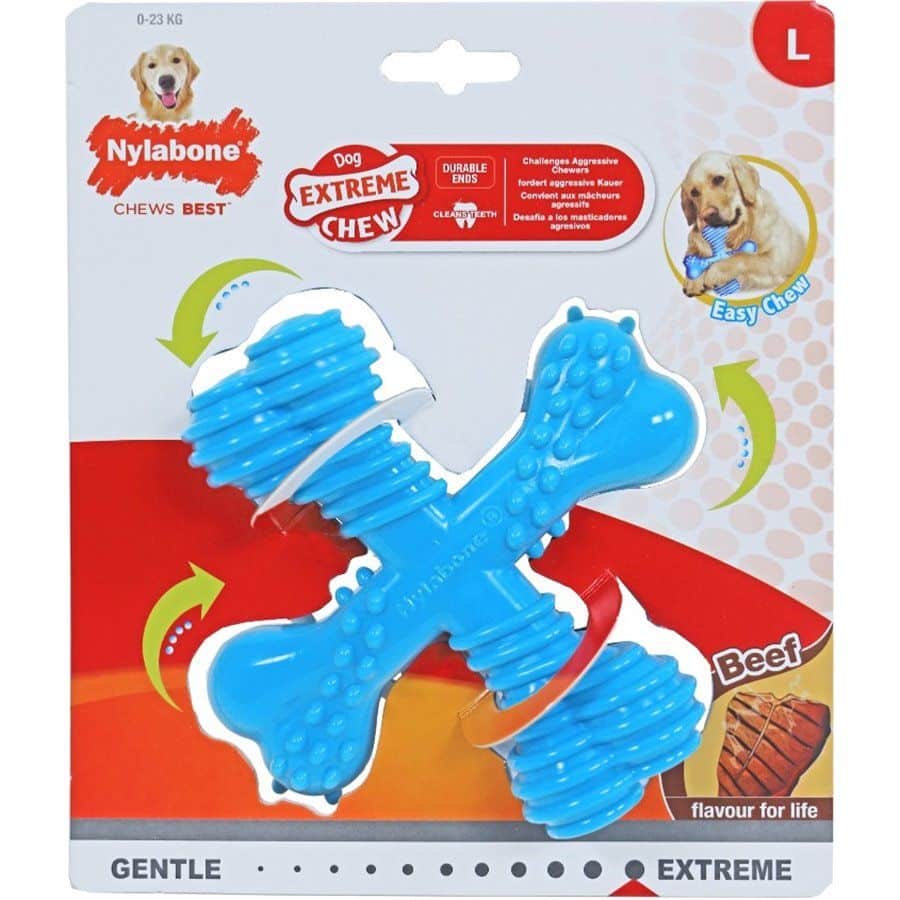 05c75d171111adeadfc8ad8703fdd7ca Nylabone Extreme Chew X-bone maat L