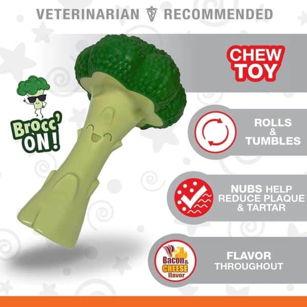 308829e8488ef29492a834a72fa8684c Nylabone giant broccoli bacon & cheese maat L